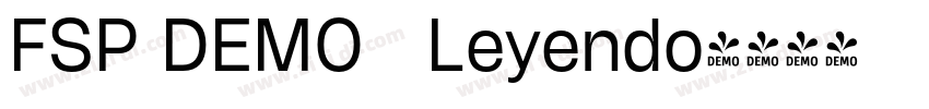 FSP DEMO   Leyendo字体转换